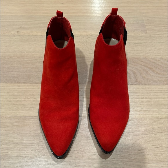 Red and Black Booties - Picture 3 of 6